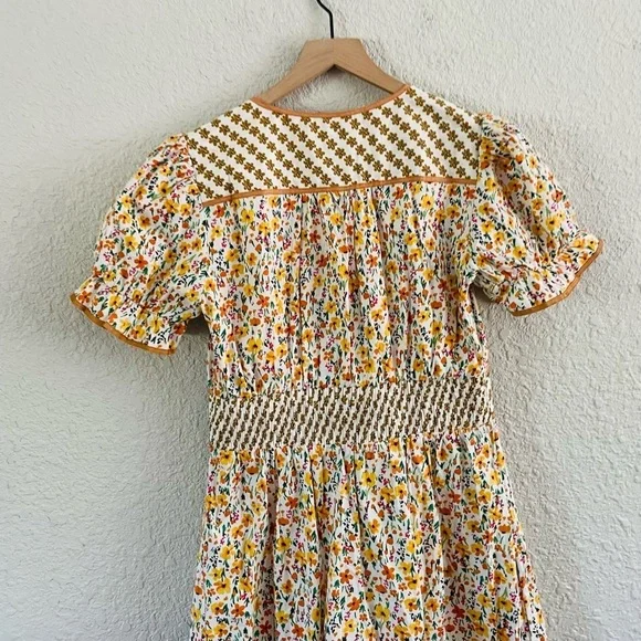 Lost & Wander Spring Sunrise Midi Dress NWT - Picture 5 of 16